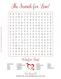 Free Printable Valentine S Day Or Wedding Word Search Puzzle Wedding Games For Kids Wedding Reception Fun Printable Bridal Shower Games