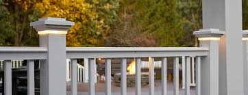 A railing is only necessary if the deck is 30 or more off the ground, and 24 in certain jurisdictions. Deck Railing Ideas Complete Your Outdoor Space Timbertech