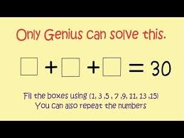 If You Re A True Genius You Will Solve It Puzzles And Riddles Youtube Riddles Solving Genius