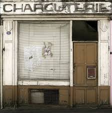 Rideaux Baisses Ville Fantome Photographie Facade Boutique