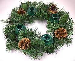 Amazon Com Vermont Christmas Company Holdiday Traditions Advent Wreath Home Kitchen