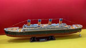 Â â 3d puzzle titanic model number: Diy Jigsaw Cubic Fun T4011h Large Titanic 3d Puzzle Puzzles Toys Games Urbytus Com