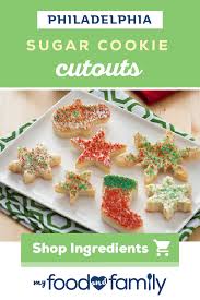 Philadelphia Sugar Cookie Cutouts Leave A Fresh Baked Batch Of These Cookies Out For Cream Cheese Sugar Cookies Cream Cheese Sugar Cookie Recipe Sugar Cookie