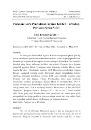Check spelling or type a new query. Http Download Garuda Ristekdikti Go Id Article Php Article 1259207 Val 13758 Title Peranan 20guru 20pendidikan 20agama 20kristen 20terhadap 20perilaku 20siswa Siswi