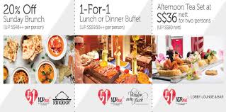 Holiday Inn Singapore Orchard City Centre 1 For 1 Lunch Dinner Buffet More Ndp Coupon Deals From 21 Jul 31 Oct 2016