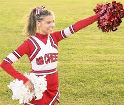 I love the braid instead of bumps. Cheerleader Ponytail Hairstyles