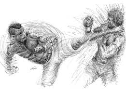 Fightland Art Scribble Art Drawings