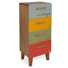 Dans ce guide d'achat, vous pourrez en découvrir les différentes facettes. Petit Meuble 4 Tiroirs Multicolore Market Maisons Du Monde
