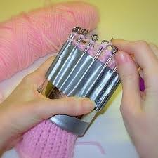 Although there are quite a few ways of doing either, the tutorial below will outline the steps for the most common or basic methods. Tin Can Knitting Loom How To Make A Knitting Loom Construction And Knitting On Cut Out Keep
