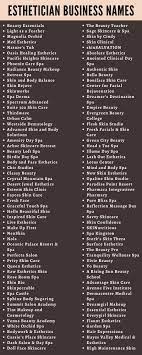 350 Catchy Esthetician Business Names Ideas And Suggestions Generate aesthetic names and check availability. catchy esthetician business names ideas
