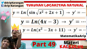 Check spelling or type a new query. Cara Mudah Menurunkan Fungsi Logaritma Natural Youtube