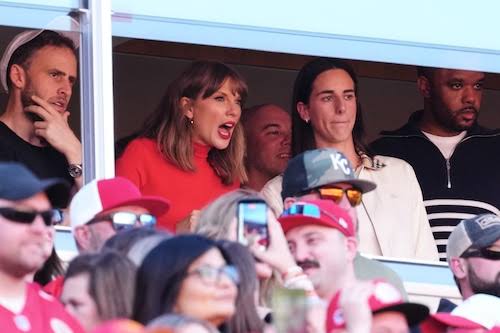 Taylor Swift joins Caitlin Clark at Chiefs-Chargers game - masslive.com