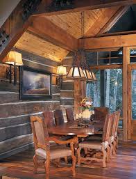 All our furniture is available unfinished or if you prefer, we provide finishing for both indoor and outdoor. 82 Cabin Dining Ideas Rustic House Log Homes House Design