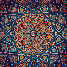 Shokatpourشوكت پور On Instagram Iranian Tile Arts Qom Iran Your Corneas Are So Nice More Nice Than Mine Islamic Art Pattern Islamic Art Pattern Art
