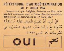 Algerie Referendum 1er Juillet 1962 Gigantesque Fraude Electorale Etudes Coloniales Independance De L Algerie Alger Histoire Algerie