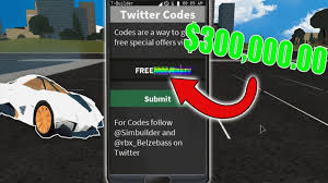All codes in roblox jailbreak! All New Roblox Vehicle Simulator Codes April 2021 Gamer Tweak
