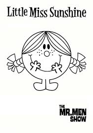 This drawing was made at internet users' disposal on 07 february 2106. Little Miss Sunshine Is Excited In Mr Men And Little Miss Coloring Pages Bulk Color