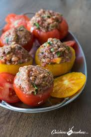 Tomates Farcies A La Viande Hachee Cuisinons En Couleurs Recette Viande Hachee Tomates Farcies Recette Tomates Farcies