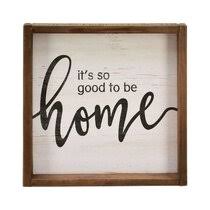 Maybe you would like to learn more about one of these? Home Wood Sign Wayfair