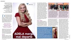 Mult succes pe mai departe. Interviu Pentru Revista Femeia De Azi Adela Merge Mai Departe Adela Diaconu