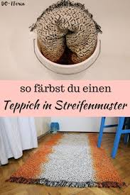 Wir craften einen meteroiten in minecraft! Selbst Gefarbter Teppichlaufer In Streifenmuster Do Iteria Teppich Diy Deko Selber Machen Streifenmuster