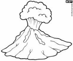 Paint with me this amazing natural. Volcano S Eruption Coloring Page Printable Game