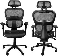 Amazon Com Komene Ergonomic Office Chair Lumbar Support Reclining Breathable High Back Executive Mesh Chairs With Adjustable 3d Armrest And Headrest Backrest Rolling Swivel Computer Task Chair For Home Furniture Decor
