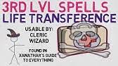 3rd Level Spell 10 Conjure Animals Dnd 5e Spell Youtube