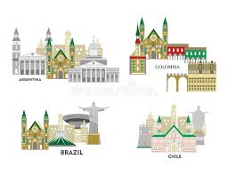 Geographically, it extends from mexico in the north to chile in the extreme south. Latin America Set Editorial Stock Photo Illustration Of Clipart 93601723