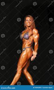 Sizzling Hot Redheaded Woman Bodybuilder Editorial Stock Image - Image of  july, arms: 76593209
