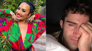 Max Ehrich was spotted crying at the beach where he proposed to Demi Lovato  and fans can't deal