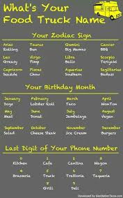 Seriously Truck Names Food Truck Funny Names