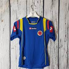 Autographed/signed james rodriguez columbia yellow soccer futbol jersey psa/dna coa. Kids Colombia Away Soccer Jersey 2009 2010 M