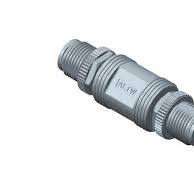 Circular Metric Connector, I Adaptor, Metal, A Coding, 1.5a, 12 Pins, (end  1) Male Male, (end 2) Male Male, Screw Thread, Ip68 Mated