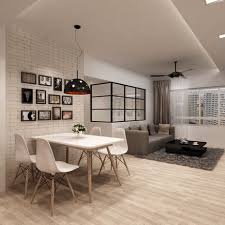 Another Modern Design Hdb Bto 4 Room Flat With Open Concept Kitchen Which Results In A Three Room Setting C Arredamento Arredamento Casa Arredamento D Interni