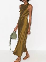 Asceno Silk Valencia Long Dress Silk Dress Long Dresses Fashion
