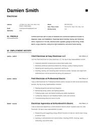 Electrician resume samples with headline, objective statement, description and skills examples. Free Electrician Resume Sample Template Example Cv Examples Microsoft Word Minimalist Electrician Resume Template Microsoft Word Resume Resume Lesson For High School Students Sample Physical Therapy Resume National Resume Writers Mining Resume