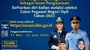 Pendaftaran cpns 2021 ini akan dilakukan dalam satu portal saja untuk tiga kategori yakni rekrutmen calon aparatur sipil negara (asn), yakni cpns, sekolah kedinasan, dan pppk. Login Sscasn Bkn Go Id Pendaftaran Cpns 2021 Segera Dibuka Untuk 1 275 387 Formasi Cpns Dan Pppk Tribun Kaltim