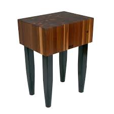 Arriving completely unfinished and sanded to 150 grit, coffee table legs are ready to be finished the moment they come out of the box! John Boos Co Walnut Butcher Block Table 24 X 18 Sur La Table