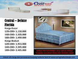 custom bed quantum latex topper 9cm. Harga Spring Bed Central Surabaya