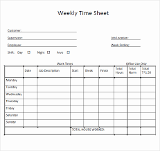 Pin On Time Sheet