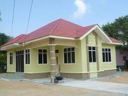Gambar rumah type 90 warna cerah; 54 Desain Rumah Sederhana Di Kampung Yang Terlihat Cantik Dan Mewah Outdoor Structures Design Home