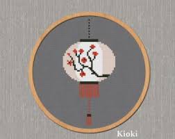 Lotus Cross Stitch Pattern Needle Pattern By Aprilbeeshop On Etsy Floral Cross Stitch Cross Stitch Patterns Cross Stitch