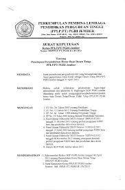 We did not find results for: Contoh Surat Keputusan Pemberhentian Dosen Tetap Yayasan Kumpulan Surat Penting