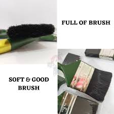 Berus semulajadi semulajadi (kiri) secara tradisinya telah. 100 Halal Nylon Marini Hala Paint Brush Berus Cat Mh680 For All Paints Shopee Malaysia