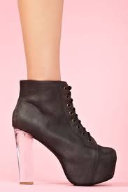 Black Boots With Clear Heel Pin By Natalia Perez On Omg Shoes Heels Boots T Strap Heels