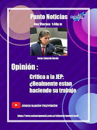 Murió jorge giacobbe, analista y consultor político, cuya trayectoria se caracterizó por su rol de operador político de la derecha y el neoliberalismo. Emisora Punto Cinco On Twitter Hoy En El Radio Periodico Puntonoticias Escuche A Su Columnista Jorge Eduardo Baron 1 40pm Solo Por Emisora Punto 5 1490am Bogota O Escuchenos Desde La App Descargala