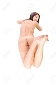 Hübsche Junge Mädchen Nackt Auf Dem Boden Liegend Scheuchte Den Rücken Und  Den Hintern Mit Ihrer Perfekten Schlanken Körper, Mit Weißem Hintergrund.  Lizenzfreie Fotos, Bilder Und Stock Fotografie. Image 5389249.