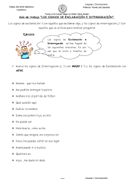 Pero, ¿qué tienen los signos de interrogación y de exclamación en español que los hacen tan singulares? Ejercicios Signos De Exclamacion E Interrogacion