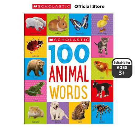 100 Animal Words | Board Book Học Từ Vựng Tiếng Anh Cho Bé | Bookmedi